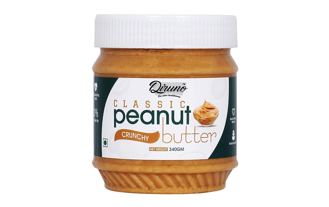Diruno Classic Peanut Butter Crunchy   Plastic Jar  340 grams